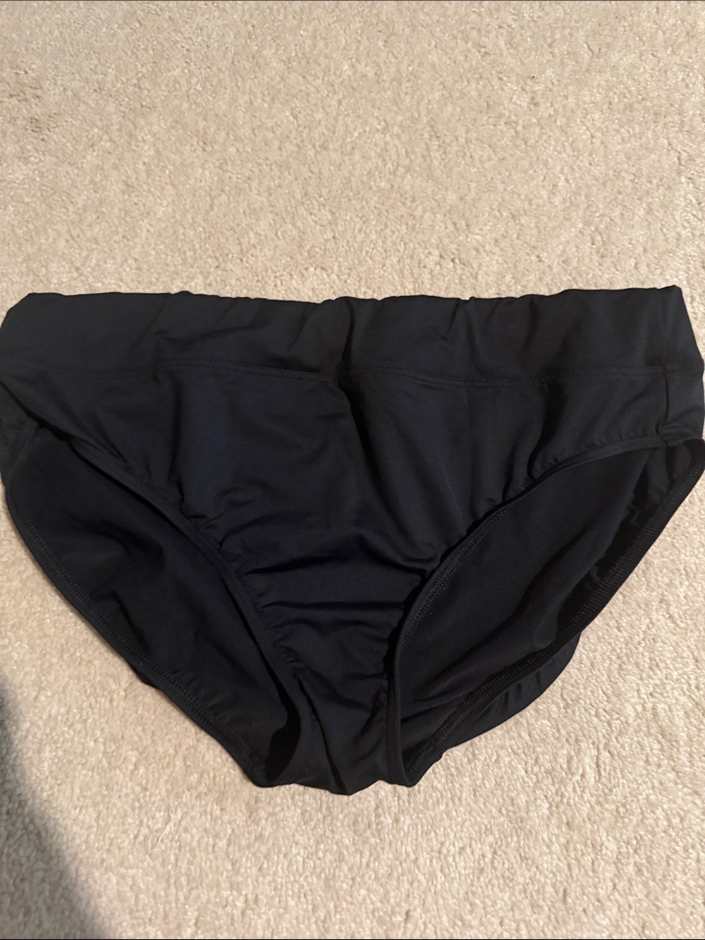 Lands' End Black Bikini Bottoms